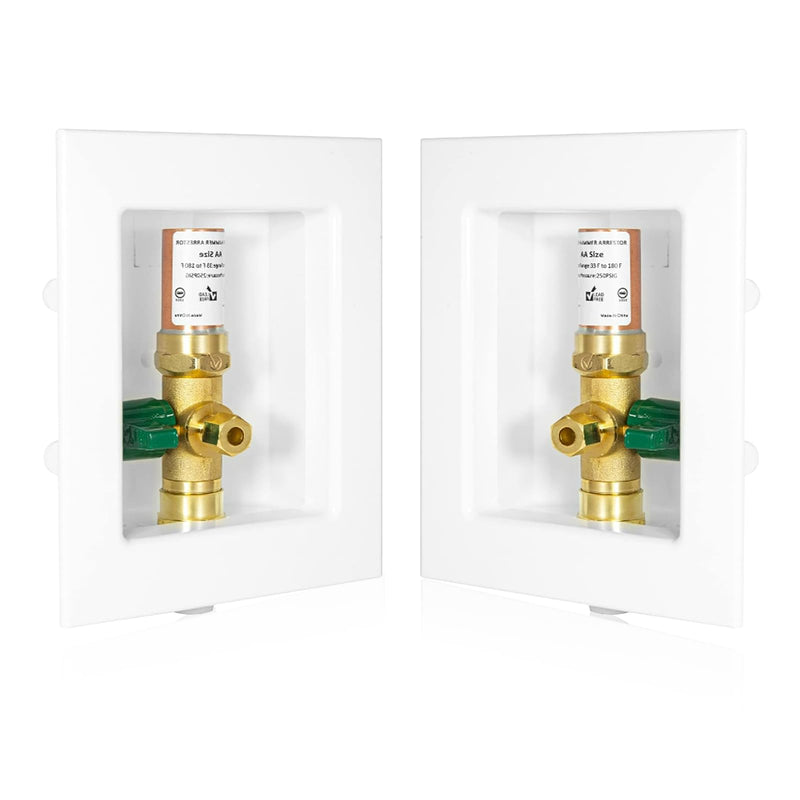 1PCS GUOFIS Icemaker Outlet Box,1/2" CPVC Inlet Connect(IM009-1) 1 CPVC/Copper