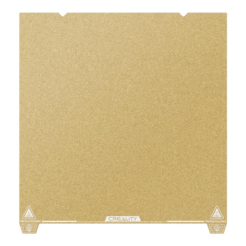 Creality K1 Max Golden PEI Build Plate Kit (315 * 310mm), Without Soft Magnetic Sticker, 3D Printer Platform for Ender-3 V3 Plus/CR-10 Smart/Pro/Ender-3 Max/Max Neo/10S PRO/PRO V2/10 V2/V3/CR-X