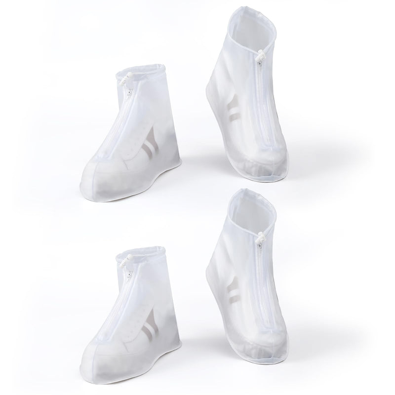 Waterproof Shoe Covers 2 pairs Rain Shoe Covers for Men Women and Children for Outdoor Activities XXX-Large