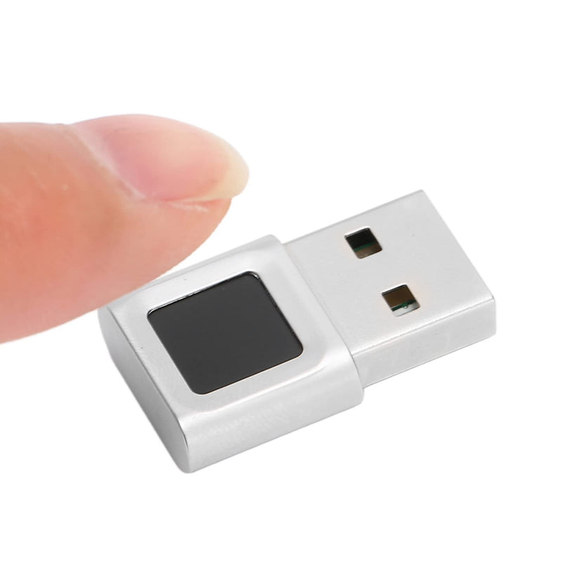 USB Fingerprint Reader, USB Fingerprint Reader 360 Degrees Touch Fast Matching High Sensitivity Hello Fingerprint Reader for Win Laptop Computer