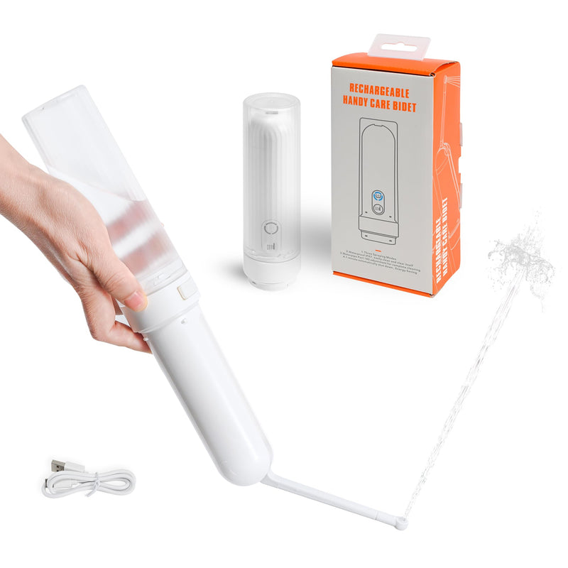Travel Portable Bidet, USB-C Rechargeable Handheld Travel Bidet Sprayer with 3 Wash Modes for Personal Hygiene, Bed-Ridden & Postpartum Care, Camping Essential