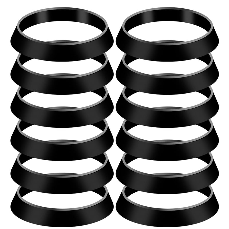 12pcs Cone Seal Ring Silicone Washer, Good Sealing Washer for 1 1/2 Inch Pipe, Rubber Gasket Washers for Sink Drains, Outdoor Water Pipes
