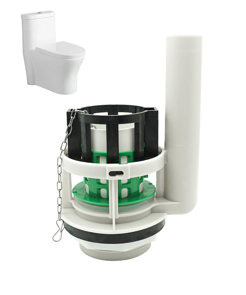 3" Adjustable Toilet Flush Valve Replacement Kit Fits For 2-Piece Toilet (Tank Seperates From Bowl) Compatible With Toto Thu Series Tower Replacement Parts