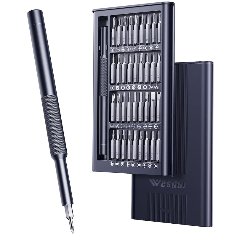 [Military-Grade] 37in1 Precision Screwdriver Set, Small Magnetic Mini Repair Tool Kit, Tiny Torx Screw Driver, for Watch, Laptop, Eyeglass, Camera, Ring Doorbell, Gifts for Men