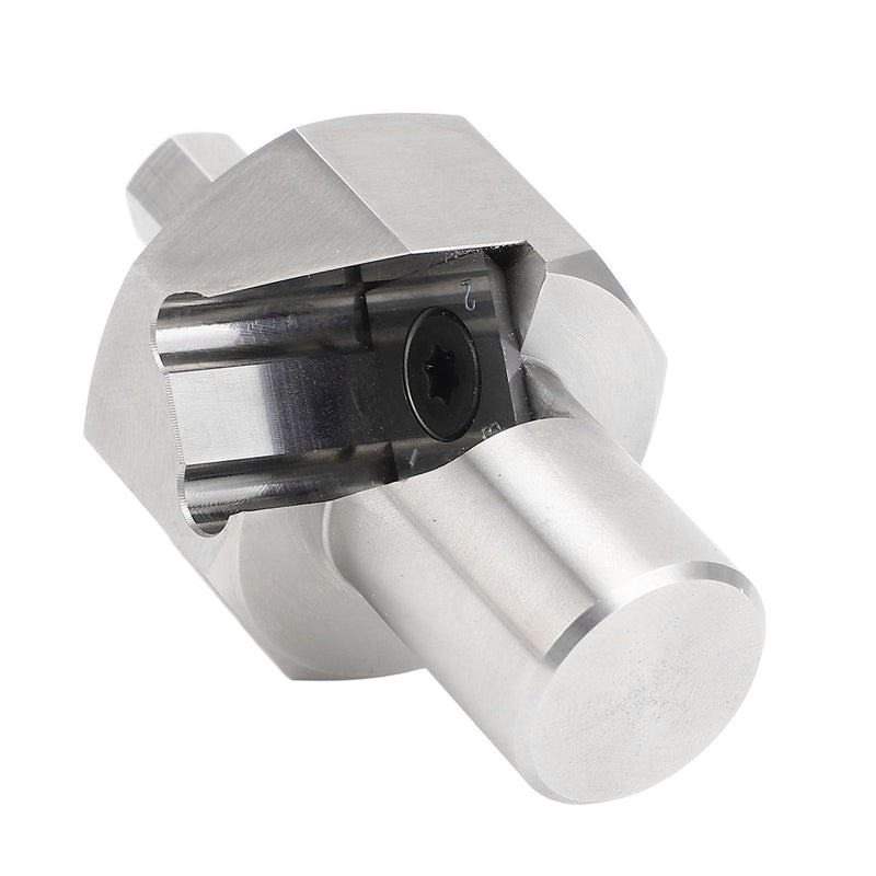 Bench Dog Hole Chamfer Reamer Tool Stainless Steel T10 Alloy Blade 20mm Holes 9mm Hex Shank Woodworking - NewNest Australia