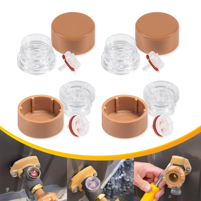 RK-17VB Vacuum Breaker Float Kit fit for Woodford Model 17, Freezeless Anti-Siphon Wall Faucet Repair Kit, 4 Pack RK-17VB