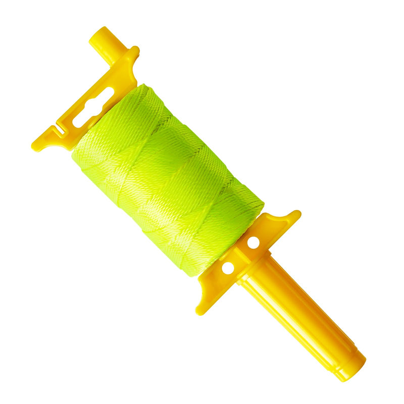 Reloadable Line Reel,Mason Line String Line,600 Ft Length Nylon Twine,18 Braided Nylon String for Gardening Or Masonry Tools,Twine String for Gardening,Yellow 600FT Fluorescent Yellow - NewNest Australia
