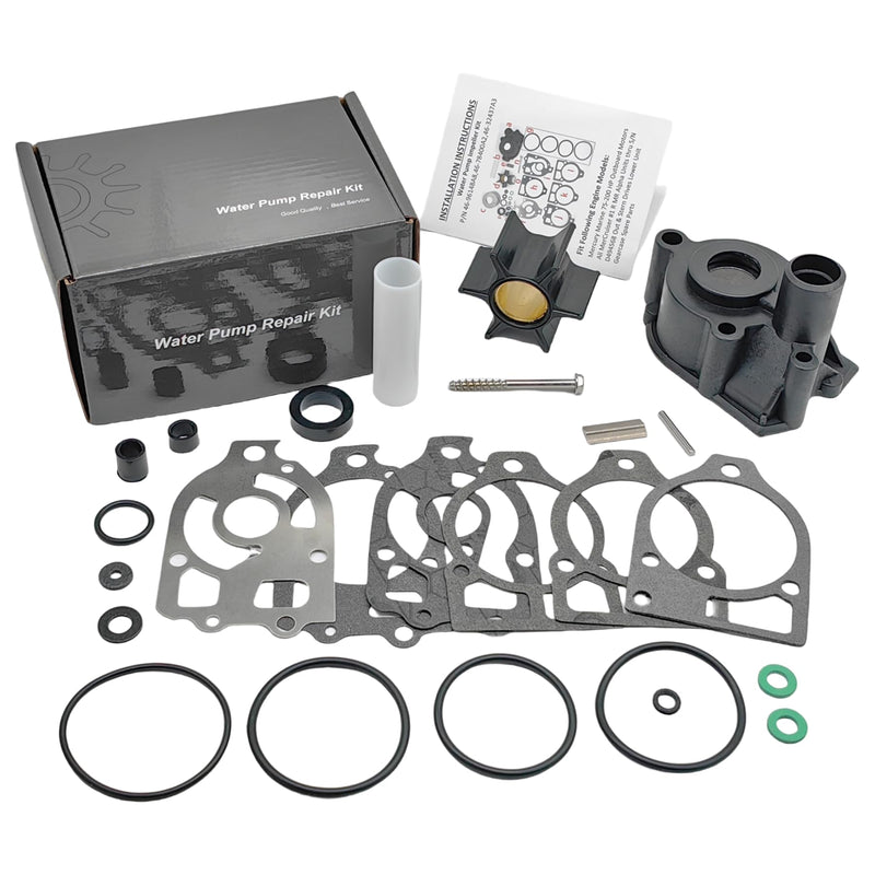 96148A8 Water Pump Impeller Kit for Mercruiser Alpha One 1 Gen 1 Out Drive | SeaSierra Marine Repair Kit with 96148A1 Housing, Replaces 96148Q8, 96148T8, Sierra 18-3517