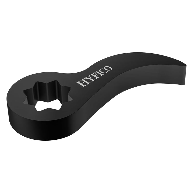 Pry Bar Wrench Adaptor Head for 1/2" Drives Crowbar Adapter Head Tool, Half Shaft Removal Car Repairing Tools (Black) Black