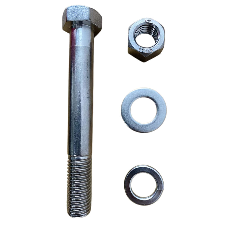 Hex Bolt, 3/4-10 * 5-1/2" Hex Head Screws Bolts, Nuts, Flat & Lock Washers,304 Stainless Steel 18-8, Partial Thread, 1 Set by DYFOL 3/4-10 * 5-1/2"