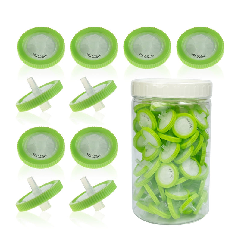 Syringe Filters Hydrophilic PES 25 mm 0.22 um Non Sterile 100/pk 25mm 0.22um