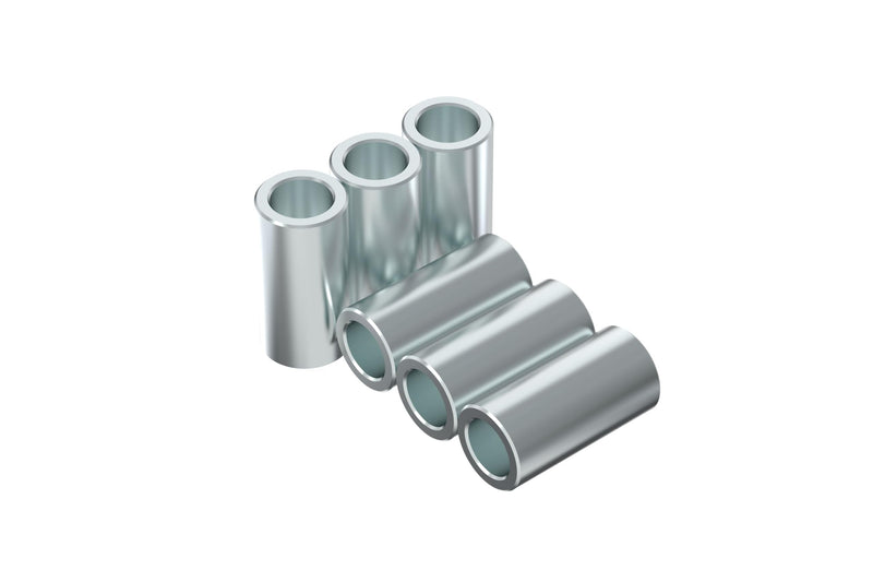Aluminum Spacer - 3/4" OD x 1/2" ID - Unthreaded Round Standoff Bushing, Precision Metal Spacer, Plain Finish, Durable T-6061 Aluminum for 1/2" or M12 Screws/Bolts, 1-1/2" Length (Pack of 25)