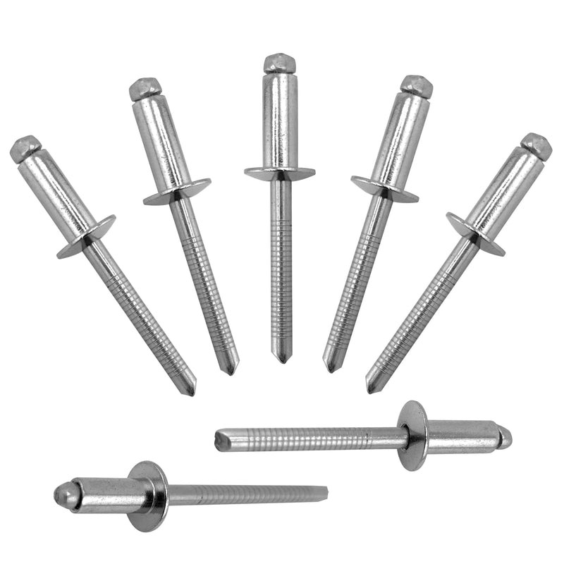 45 Pcs 1/4" x 5/8" Stainless Steel Blind Pro Rivets,6.4 x 16mm Pop Rivets,Stainless Steel Grip and Stainless Steel Mandrel 1/4" x 5/8"