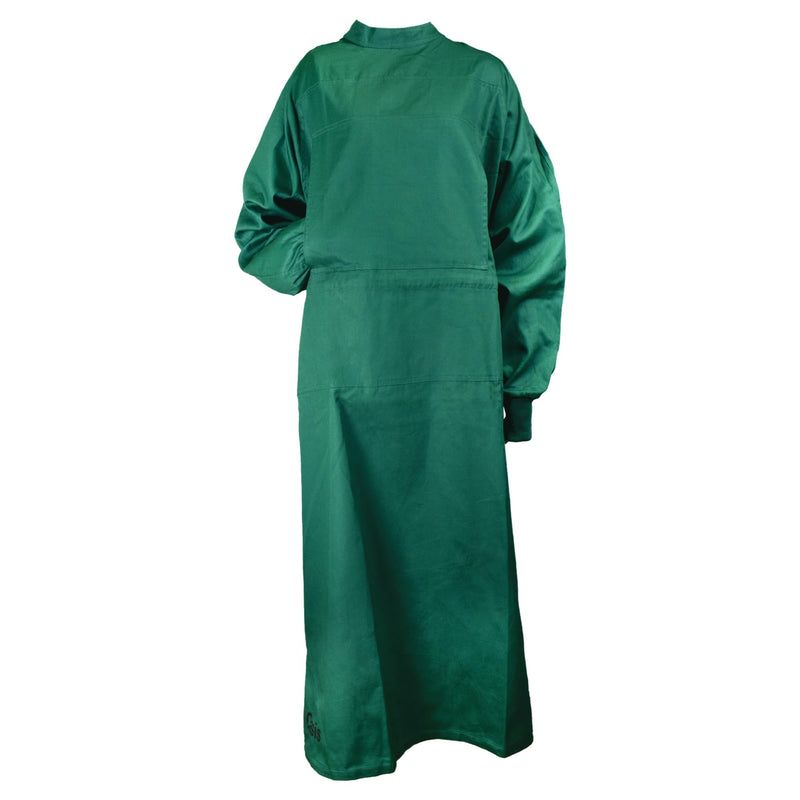 Cloth Procedure Medical Gown, Washable Reusable Gown, Long Sleeve & Elastic Cuff, 100% Cotton, Unisex, Large