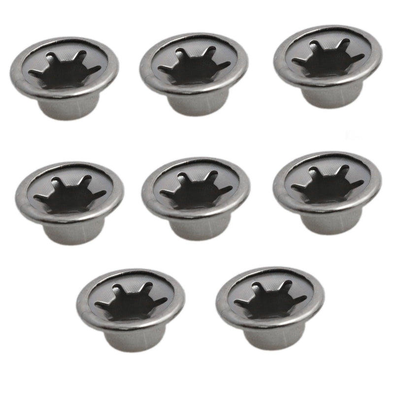 Push nut caps Truck Nuts Push Nuts axle Cap Nuts Push nut caps Push nut caps Cap washers, Caravan Trailer Parts for trolleys, Rolling Boxes and Lawn carts 8PCS