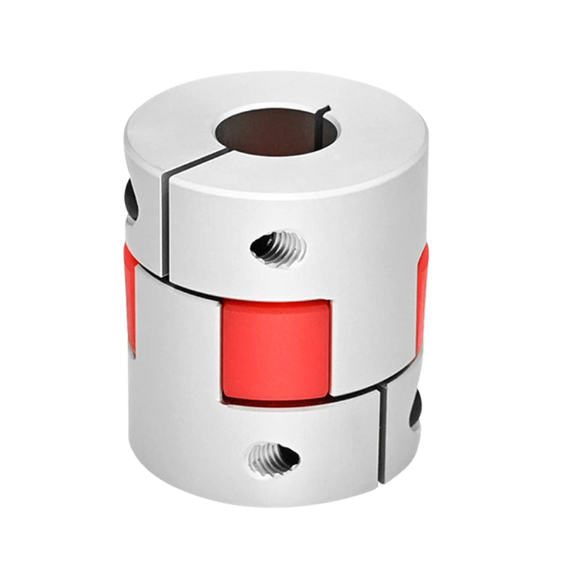 D30 * L35 Flexible Shaft Coupling, 10mm to 12mm Bore, Aluminum Plum Connector Flexible Coupler for 3D Printers, CNC Machines, and Servo/Stepper Motors Bore 10mm to 12mm 1