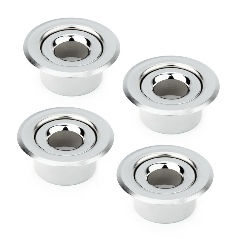 GASHER 4Pcs Recessed Fire Sprinkler Escutcheon 1/2 in. IPS, Depth Adjustment Range up to 1/2 in. For Fire Sprinkler Trim 4 1/2 in. IPS - 1/2 in.