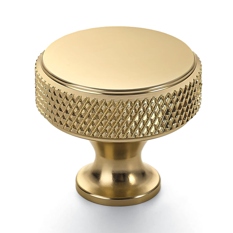 Champagne Bronze Knurled Cabinet Knobs Round Drawer Pulls 30 Pack Champagne Bronze