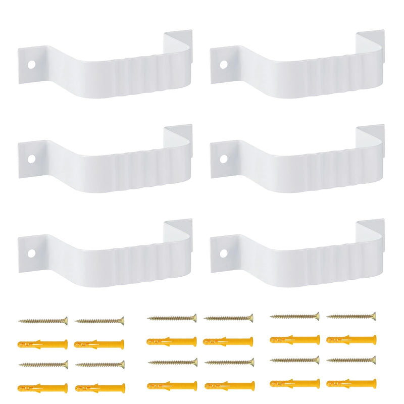 Downspout Strap 3x4 Leader Strap 3x4 6pcs (White)