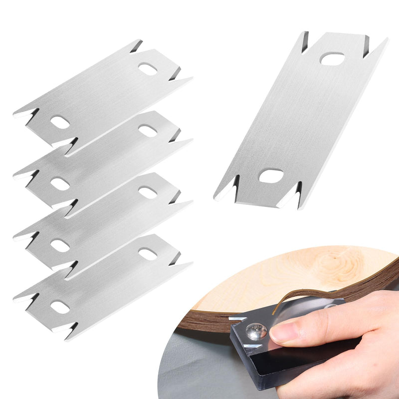 5PCS Replacement Blades for Edge Banding Trimmer,Stainless Steel Edge Banding Trimmer Blade for Woodworking 1