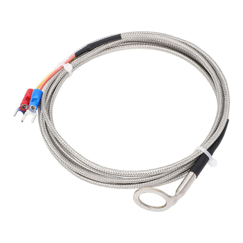 K Type Thermocouple Probe with 14mm Washer Stainless Steel Temperature Sensor for Automotive CHT Measurement -40~1000°C Cable Compatible with Engine Cylinder Head 3 meters