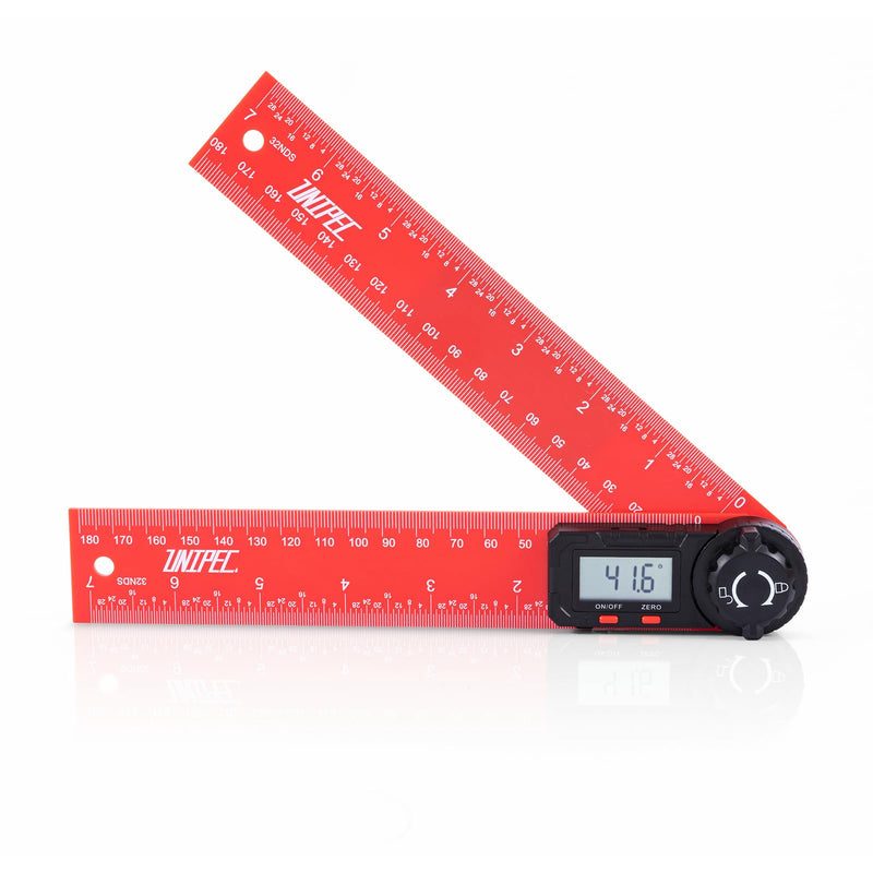 Digital Angle Finder Protractor, Angle Finder Ruler, 7inch 200mm 7inch/200mm, Angle Measuring Tool for Woodworking,Carpenter,Construction,DIY Measurement Enhanced ABS