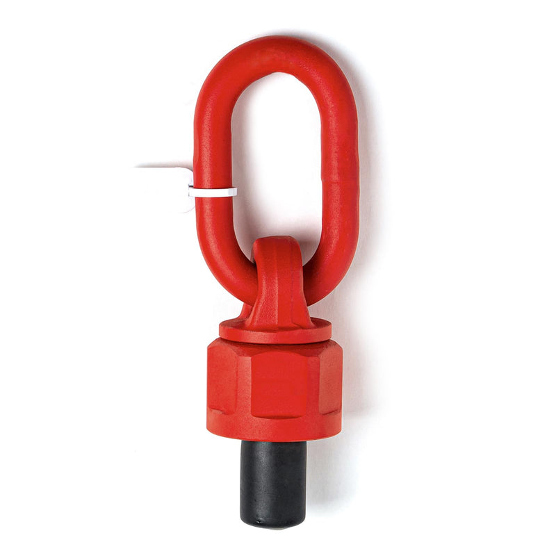 M16 x 38.1 (1.12ton-2ton) Swivel Eye Bolt 360° Rotating Eyebolts G80 High Strength Alloy Steel Lifting Die Bolts Crane Machinery Parts Hoist Ring Heavy Duty Strength ob is 1080MPa M16 x 31.8 (1.12ton-2ton)