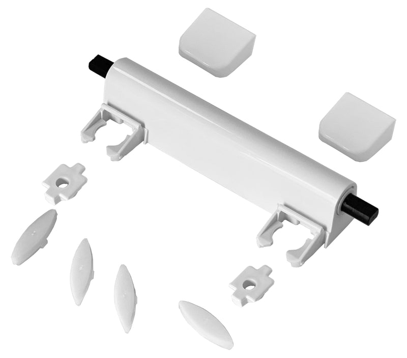 Toilet Seat Hinge Kit Fit for Kohler, Elongated Toilet Seat Hinges Replacement and Bumper Service Kit Compatible with Kohler 1150464-0