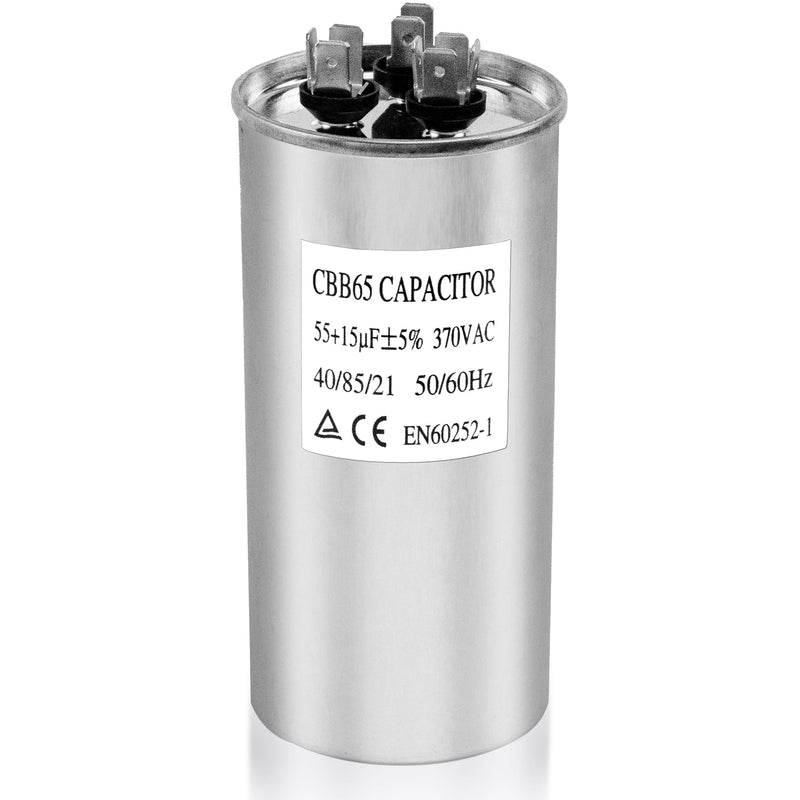 Upgrade 3314471.017 RV Air Conditioner Motor Capacitor 55/15 MFD