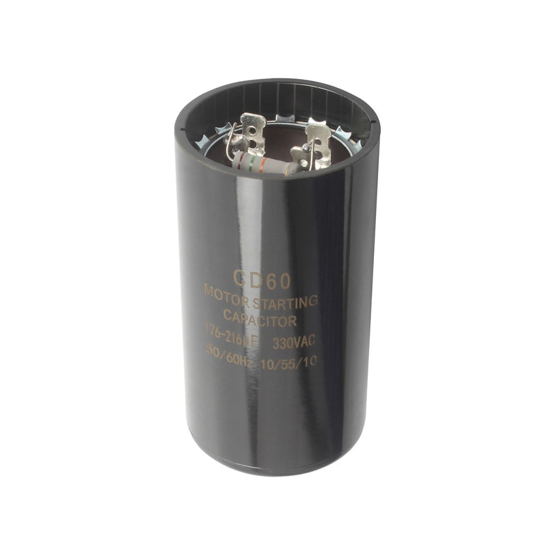 Upgrade CPT00320 Capacitor Dual Run Circular Start with Resistance Wire for Trane 176-216 MFD uF 330 Volt Capacitor, Specific Fit for American Standard Units, Heat Pump and HVAC Systems