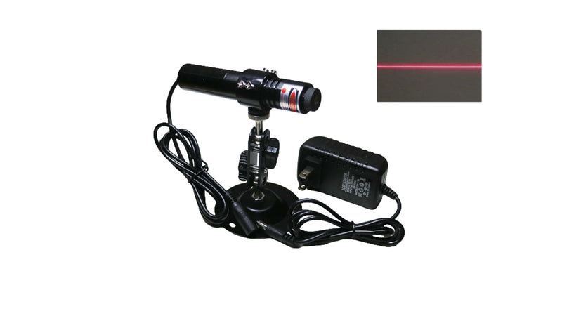 650nm Adjustable Red Cross Line Light Cross Hair Module Generator Projector Placement Position Guide for Wood Stone Cloth Fabric Cutting Alignment 22mm DC3V (650nm Red Line) 650nm Red Line