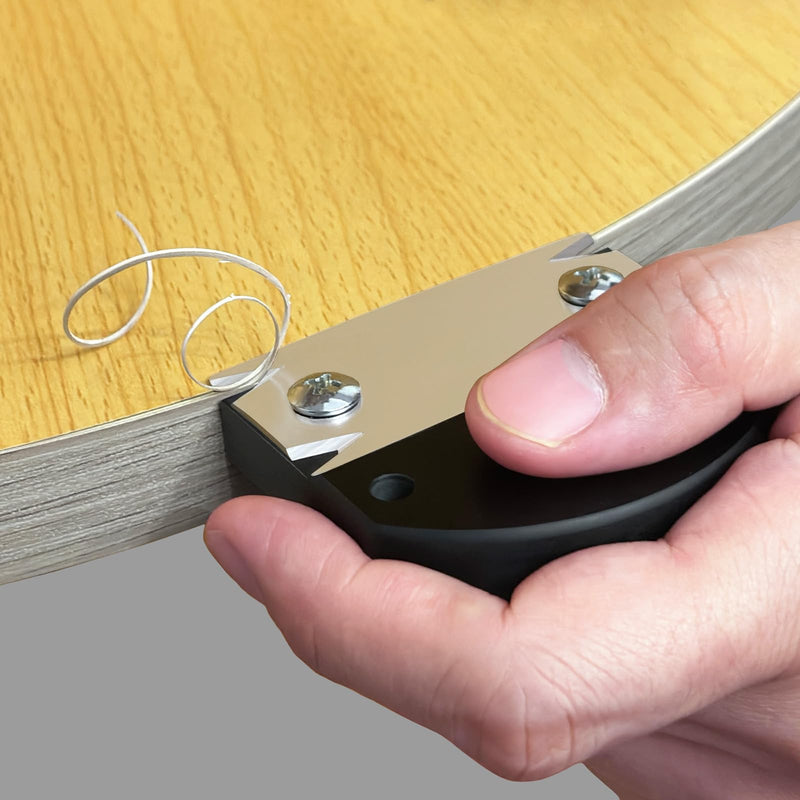 Edge Banding Trimmer & Cutter- 2025 Upgraded Edge Banding Trimmer for Woodworking,Edge Corner Planer with Hanging Strap,Durable Edge Banding Trimmer,for Wood|PVC|ABS|Veneer