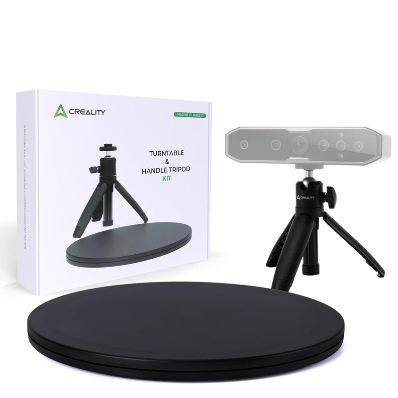 Creality 3D Scanner Turntable and Tripod Kits for CR-Scan Otter/Raptor 3D Scanner with 1/4 inch Standard Thread, 7.87 inches Diameter Turntable