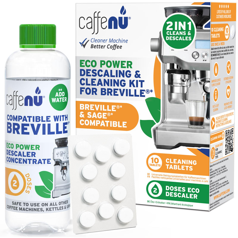 Caffenu Cleaning & Descaling Kit Compatible with Breville Espresso Machines
