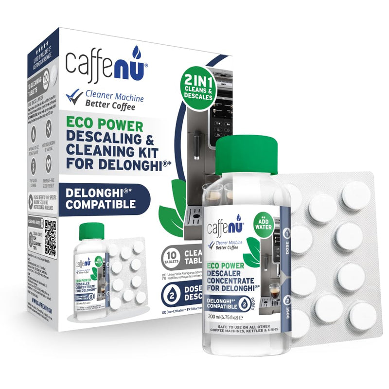 Caffenu Cleaning & Descaling Kit Compatible with DeLonghi Coffee Machines