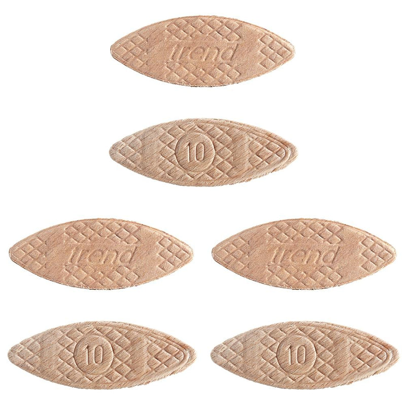 Trend 100pcs Beechwood Joining Biscuits (No. 10) for Woodworking, Joinery, and Furniture Framing, BSC/10/100 (Pack of 3)