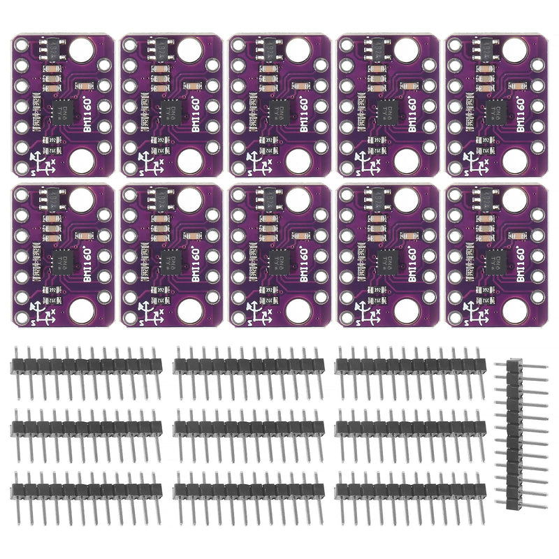 10pcs BMI160 GY-BMI160 6DOF 6-Axis Sensor Module Gravity Sensors Accelerometer Gyroscope Acceleration Gravity Sensor IIC I2C SPI 3-5V