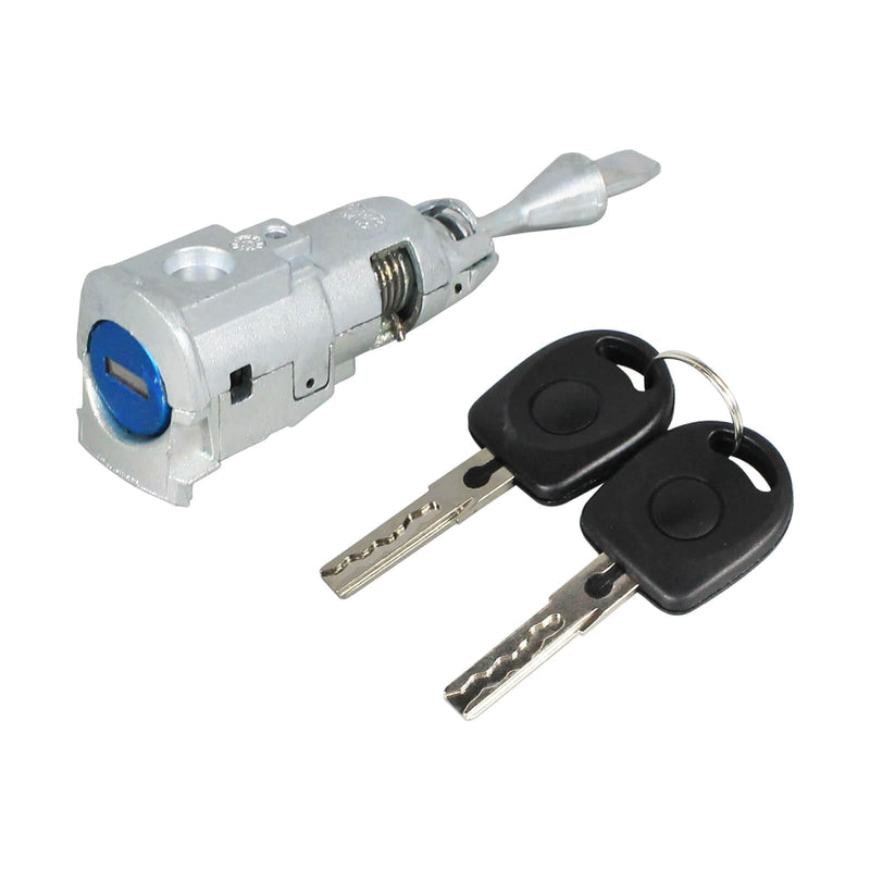 ZNB 5C6800375 Door Lock Cylinder Assy with 2 Keys, Front Left | Fit for VW Jetta 2011-2018, Replace 5C6800375AH, Replace 5C6800375CF, Replace 5C6800375BR