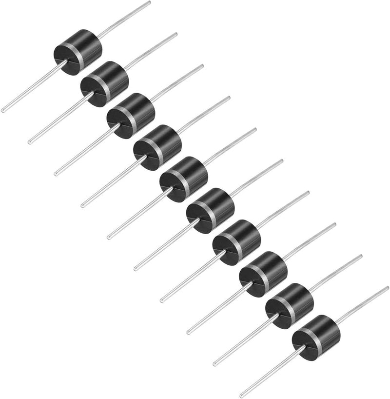 (25Pcs) 10A10 Rectifier Diode, 10A 1000V R-6 Axial Electronic Silicon Diodes
