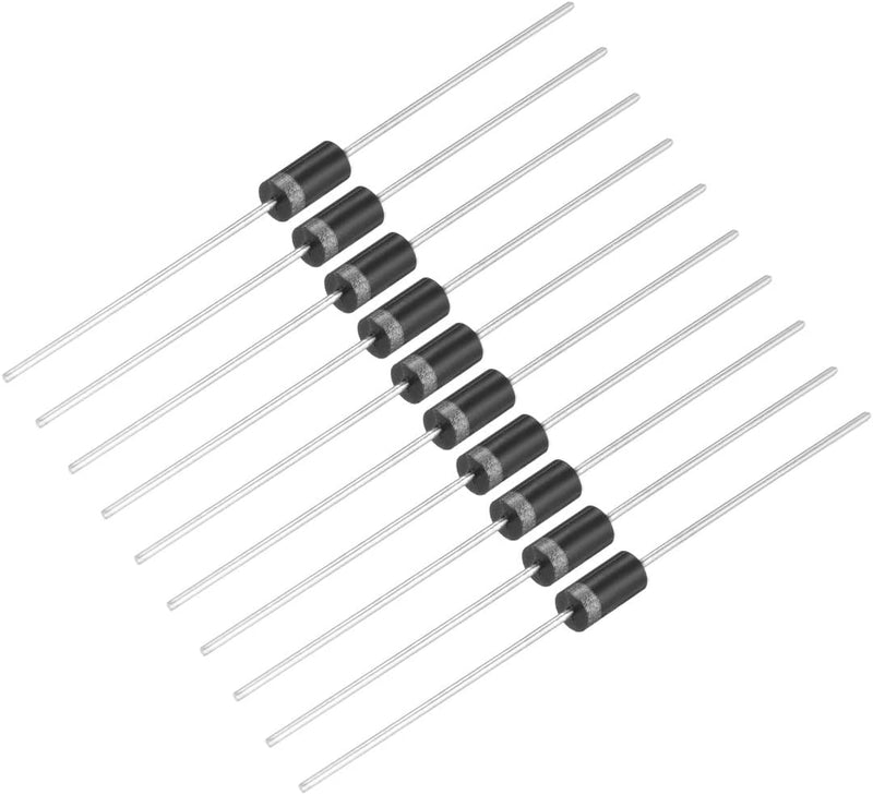 (120Pcs) 1N4007 Rectifier Diodes, 1A 1000V DO-41 Axial Diodes, 1amp 1000Volt Electronic Silicon Diodes