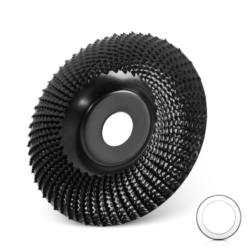 Wood Carving Disc 4 1/2 Inch for Angle Grinder Grinder Wheel Disc,Wood Shaping Grinding Wheel with 7/8” to 5/8" Arbor