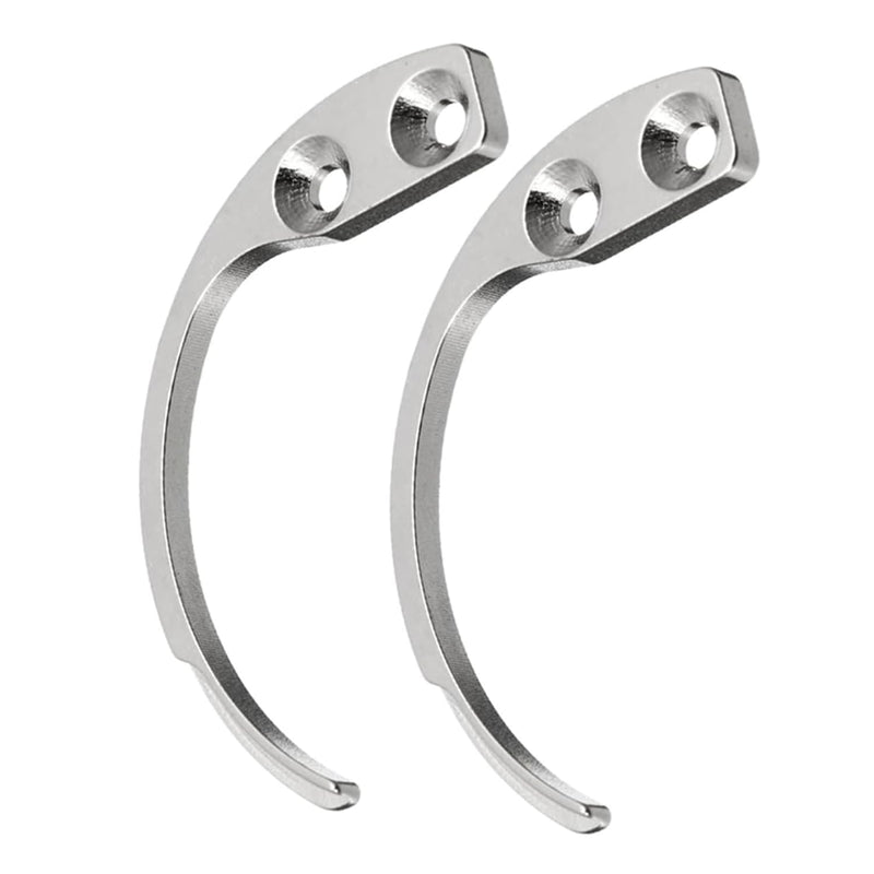 2PCS Stainless Steel Metal Hooks for Hanging,Stainless Steel Hook,Metal S Hook,