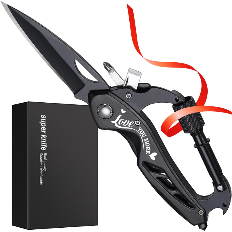 Valentines Day Gifts for Him Men Husband, Gifts for Him Valentines, Valentines Multitool Gifts Anniversary Birthday for Him Men, Mens Valentines Gifts, EDC Love Gifts Valentines Day for Him Boyfriend Multitool With Engraving Love You More - NewNest Australia