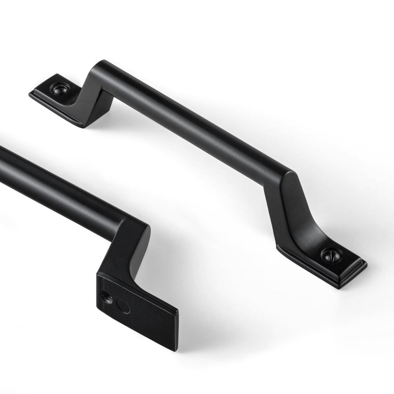 Goo-Ki 6 Pack 3.78"(96mm) c-c Matte Black Kitchen Drawer Pulls -Modern Black Cabinet Pull Dresser Handle Hardware for Bar Cupboard Closet Wardrobe, 9592B-96 3.78"(96mm) Center-Center