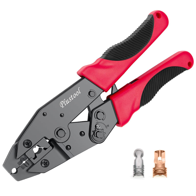 Crimping Tool for Spark Plug Ignition Wire, 8.5mm Ratchet Spark Plug Wire Crimper - Crimping Pliers - Electrical Terminal Crimping Tool