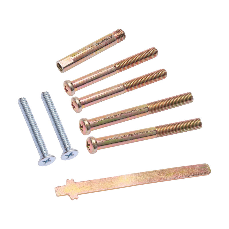 EAORBD 02007 Thick Door Kit for Schlage Deadbolt Thick Door Extension Kit, Deadbolt Tailpiece for Schlage Thick Door Kit Be365, Be469 Electronic Keypad Locks Extended Screws Replacement Parts