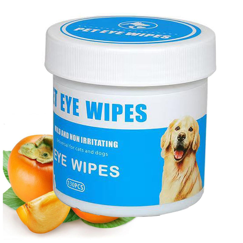 Pet Eye Wipes for Dogs, Natural Dog Wipes for Paws and Butt,Gentle and Safe Dog Wipes Cleaning for Remove Tear Stains and Mucus, Dog Eye Wipes and Cleaning Wipes for Dog, Cat, Furry Animals 130 pcs - PawsPlanet Australia