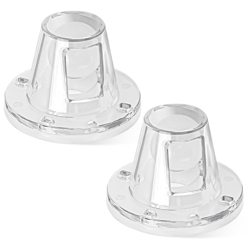 Boats Scupper Drain Self-Bailing Scupper Valve Fits 3/4 inch to 1-1/2 inch Openings - Boat Deck Drain Scupper Diameter 2-7/8 Inch - Efficient Self-Draining & Anti-Reflux Boat Ball scuppers