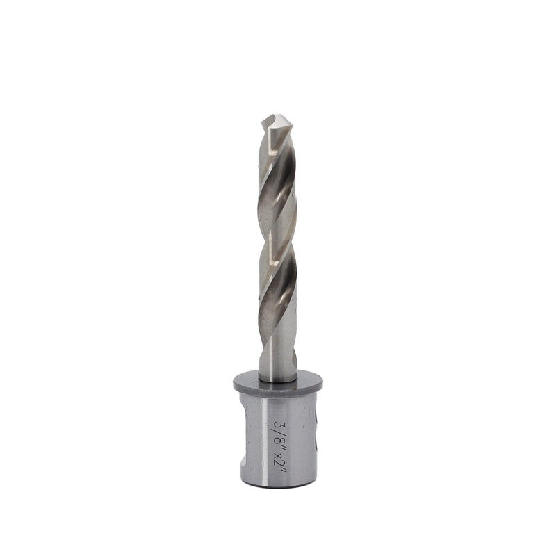 OSCARBIDE 3/8"x 2" HSS Annular Cutter 3/4" Weldon Shank Mag Drill Bit | 2 Flat Shank | 3/8"Cutting Diameter | 2"Cutting Depth | Burr-Free Holes | Rapid Chip Removal | Precision Ground Edges