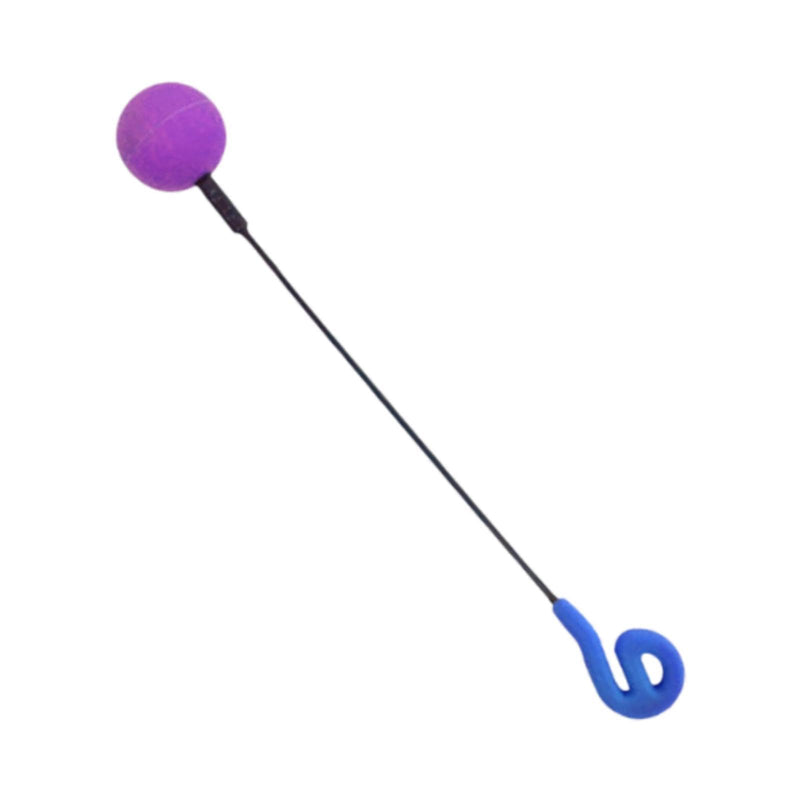 Colaxi Friction Gong Mallet, Whales Sound Mallet Percussion with Rubber Ball Head, Friction Mallet for Yoga Players Playing